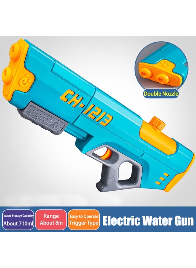 تابيت مسدس ماء كهربائي، مسدس ماء أوتوماتيكي، مسدسات مياه ذات شفط تلقائي للبالغين والأطفال، مسدسات ماء بمدى 24 قدمًا، مسدس ماء يعمل بالبطارية، لوازم حفلات خارجية للشاطئ وحمام السباحة للأطفال - Image 3